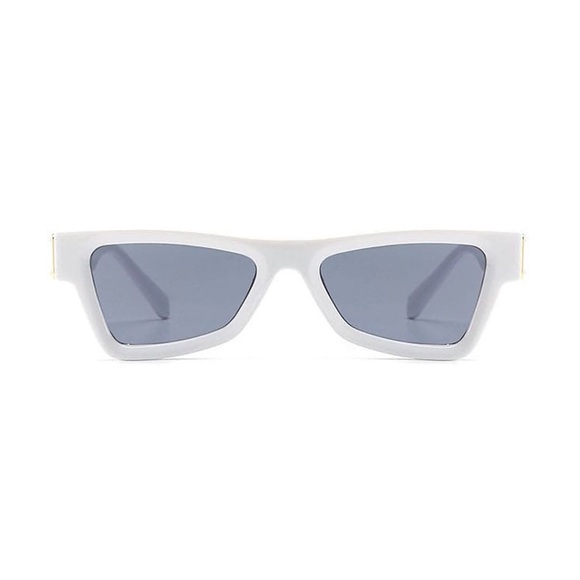 Rectangular Winged Sunglasses - Picture 2 of 4